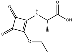 L-Alanine, N-(2-ethoxy-3,4-dioxo-1-cyclobuten-1-yl)- (9CI) Struktur