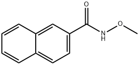 2-Naphthalenecarboxamide, N-methoxy- Structure