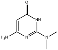 4-アミノ-2-ジメチルアミノ-6-ヒドロキシピリミジン0.5水和物 化学構造式