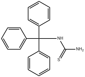 トリチルチオ尿素 化学構造式