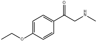 Ethanone, 1-(4-ethoxyphenyl)-2-(methylamino)- (9CI) 化学構造式
