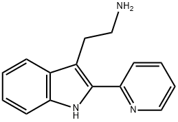 2-(2-PYRIDIN-2-YL-1H-INDOL-3-YL)-ETHYLAMINE Struktur