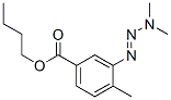 butyl 3-dimethylaminodiazenyl-4-methyl-benzoate Structure