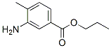 Benzoic acid, 3-amino-4-methyl-, propyl ester (9CI) 结构式