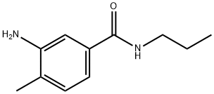 3-氨基-4-甲基-N-丙基苯甲酰胺,76765-61-2,结构式