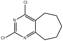 2,4-二氯-6,7,8,9-四氢-5H-环庚基[D]嘧啶,76780-96-6,结构式