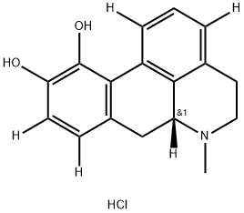 (R)-ApoMorphine-d4 Hydrochloride Struktur