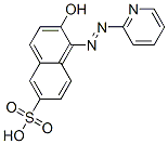 1-(2-pyridylazo)-2-naphthol-6-sulfonic acid,76790-04-0,结构式