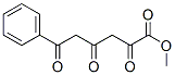 methyl alpha,gamma,.epsilon.-trioxobenzenehexanoate Struktur