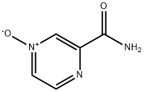 2-ピラジンカルボアミド4-オキシド 化学構造式