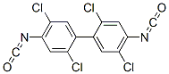 2,2',5,5'-Tetrachloro-4,4'-diisocyanato-1,1'-biphenyl 结构式