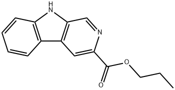 Β-咔啉-3-羧酸丙酯,76808-18-9,结构式