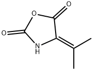 4-イソプロピリデン-2,5-オキサゾリジンジオン 化学構造式