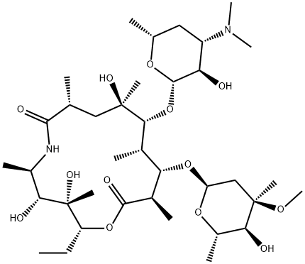 9a-aza-9a-homo Erythromycin A Struktur