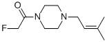 Piperazine, 1-(fluoroacetyl)-4-(3-methyl-2-butenyl)- (9CI) Structure