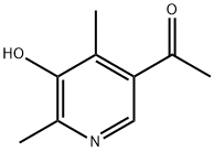 Ethanone, 1-(5-hydroxy-4,6-dimethyl-3-pyridinyl)- (9CI) Structure