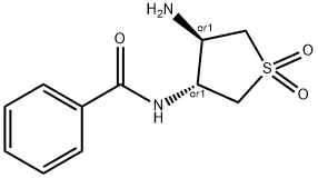 Benzamide, N-(4-aminotetrahydro-1,1-dioxido-3-thienyl)-, trans- (9CI)|