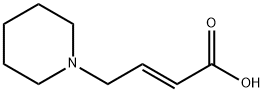 2-Butenoicacid,4-(1-piperidinyl)-,(2E)-(9CI) Struktur