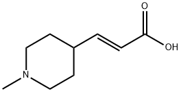 2-Propenoicacid,3-(1-methyl-4-piperidinyl)-,(2E)-(9CI) Struktur