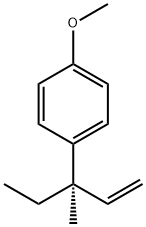 Benzene, 1-[(1R)-1-ethyl-1-methyl-2-propenyl]-4-methoxy- (9CI) Struktur