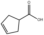 3-Cyclopentene-1-carboxylic acid Struktur