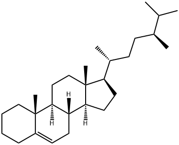 24R-METHYLCHOLEST-5-ENE AND 24R-ETHYLCHOLEST-5-ENE Struktur