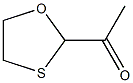 Ethanone, 1-(1,3-oxathiolan-2-yl)- (9CI) Structure