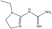 Guanidine, (1-ethyl-4,5-dihydro-1H-imidazol-2-yl)- (9CI) Struktur