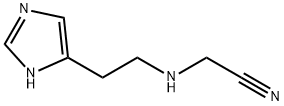 Acetonitrile, [[2-(1H-imidazol-4-yl)ethyl]amino]- (9CI) Structure
