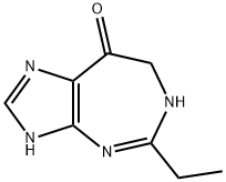 Imidazo[4,5-d][1,3]diazepin-8(3H)-one,  5-ethyl-6,7-dihydro- 化学構造式