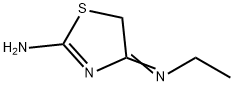2-Thiazolamine,  4-(ethylimino)-4,5-dihydro-  (9CI) Struktur