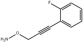 Hydroxylamine, O-[3-(2-fluorophenyl)-2-propynyl]- (9CI) Structure