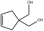 CYCLOPENT-3-ENE-1,1-DIYLDIMETHANOL, 76910-02-6, 结构式