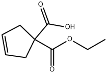 1-(Ethoxycarbonyl)-3-cyclopentene-1-carboxylic acid