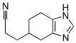 1H-Benzimidazole-5-propanenitrile,  4,5,6,7-tetrahydro-  (9CI) 结构式