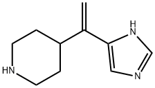 Piperidine,  4-[1-(1H-imidazol-4-yl)ethenyl]-  (9CI) Structure