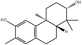 13-メチルポドカルパ-8,11,13-トリエン-3β,12-ジオール 化学構造式
