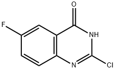 2-氯-4-氧-6-氟喹唑啉 结构式