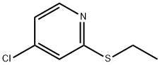 4-chloro-2-(ethylthio)pyridine Structure