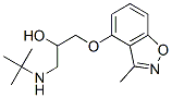 4-[2-Hydroxy-3-(tert-butylamino)propoxy]-3-methyl-1,2-benzisoxazole Struktur