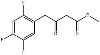 3-氧代-4-(2,4,5-三氟苯基)丁酸甲酯,769195-26-8,结构式