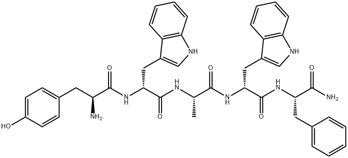 76932-83-7 tyrosyl-tryptophyl-alanyl-tryptophyl-phenylalaninamide