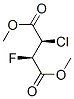 Butanedioic acid, 2-chloro-3-fluoro-, dimethyl ester, (R*,R*)- (9CI) Structure