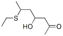 6-Ethylthio-4-hydroxy-2-heptanone Structure