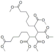 テトラデカン-1,6,7,8,9,14-ヘキサカルボン酸ヘキサメチル 化学構造式