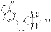 亚氨基生物素 N-羟基琥珀酰亚胺酯 结构式