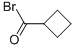 Cyclobutanecarbonyl bromide (9CI) Structure