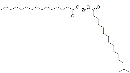 zinc isohexadecanoate 化学構造式