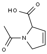 1H-Pyrrole-2-carboxylic acid, 1-acetyl-2,5-dihydro- (9CI) Structure