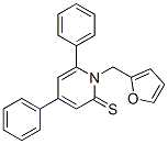 1-(2-Furanylmethyl)-4,6-diphenyl-2(1H)-pyridinethione Structure